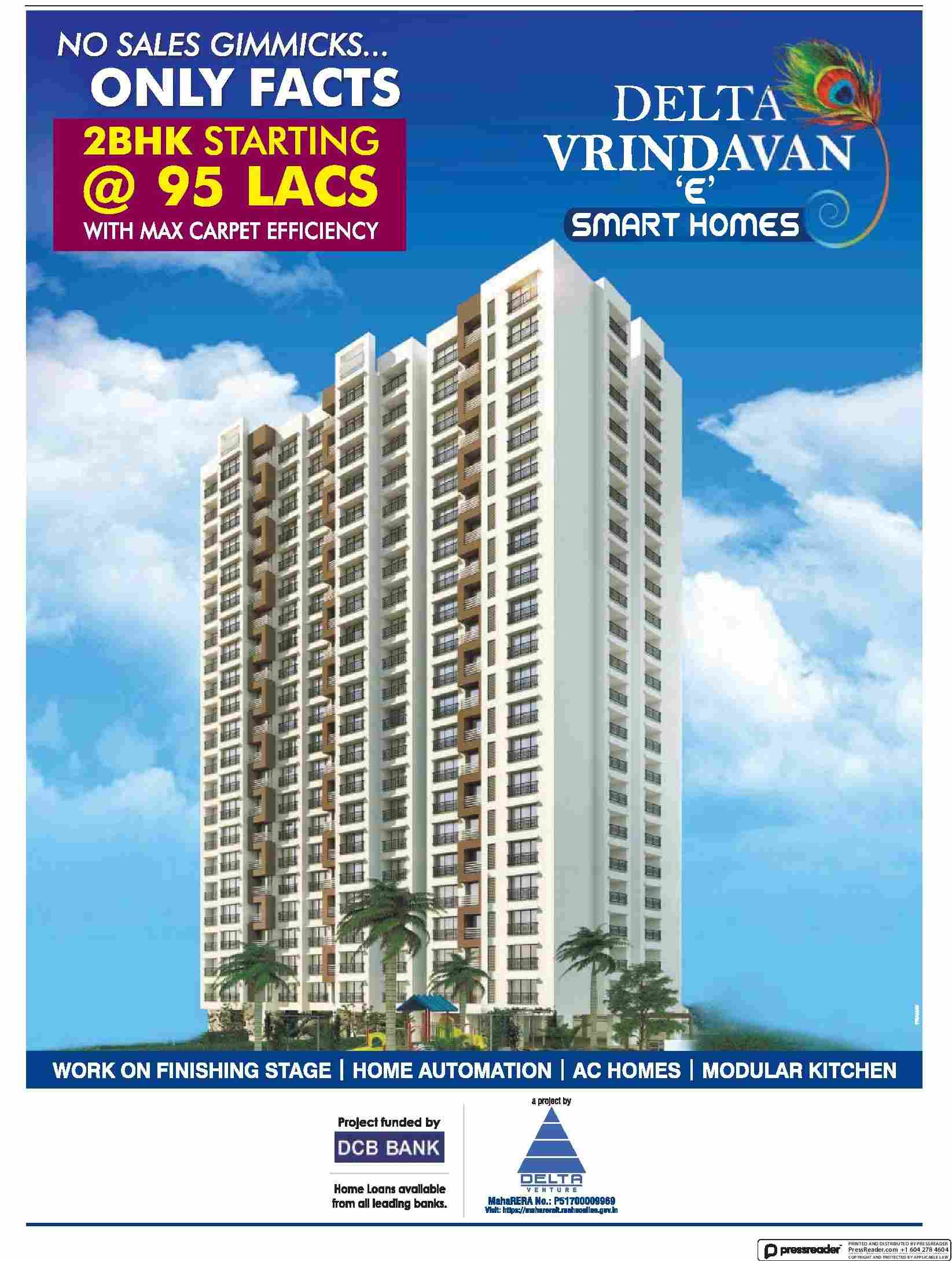 Book 2 BHK starting @ Rs. 95 Lacs at Delta Vrindavan in Mumbai Update